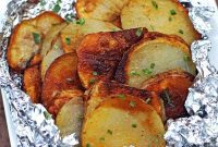 Crispy Grilled Chili Potatoes