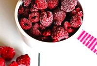 Frozen Raspberry Perfection for Smoothies and Desserts