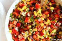 Zesty Sweet Corn Pico de Gallo
