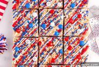 Stars and Stripes Krispie Treats: The Ultimate Patriotic Party Snack