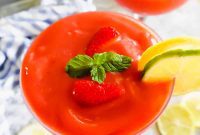 Guilt-Free Homemade Strawberry Daiquiris