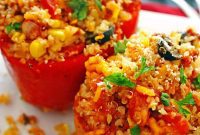 Comforting Crockpot Stuffed Peppers