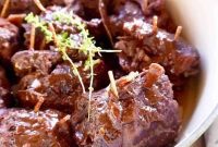 Beef Roulade Stuffed with Smoky Bacon, Sweet Onion, and Fresh Thyme