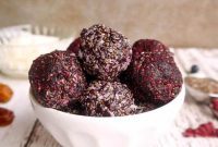 Wholesome Blueberry Date Energy Bites Paleo Vegan