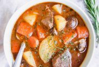 Hearty Slow Cooker Paleo Irish Beef Stew Gluten Free Whole30