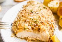 Zesty Lemon Crusted Baked Chicken