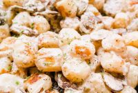 Pillowy Cauliflower Gnocchi with Velvety Mushroom Cream