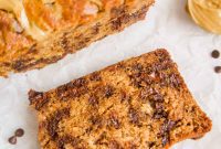 Moist Paleo Banana Bread with Sunbutter and Chocolate Chips Gluten Free