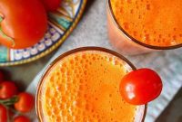 Vibrant Tomato Carrot Refreshment
