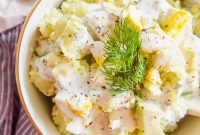 Wholesome Dill Ranch Potato Salad with Creamy Avocado and Eggs
