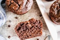 Wholesome Double Chocolate Banana Muffins Paleo Dairy Free Gluten Free