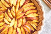 Wholesome Nectarine Tart Gluten and Dairy Free