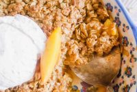 Nectarine Sunshine Crumble Gluten Free Dairy Free