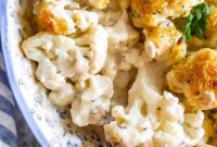 Vegan Paleo Dairy Free Cauliflower Bake