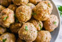 Gluten Free Dairy Free Turkey Meatballs with Oats