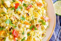 Vegan Fiesta Street Corn Pasta Salad