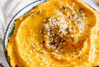 Zaatar Spiced Roasted Carrot Hummus