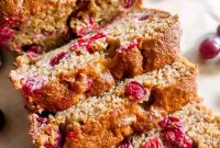Wholesome Cranberry Orange Banana Loaf Dairy Free Gluten Free
