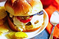 Gourmet Blue Cheese Burger