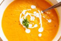 Velvety Butternut Squash and Carrot Soup