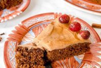 Spiced Gingerbread Cake with Tangy Cinnamon Cream Cheese Frosting