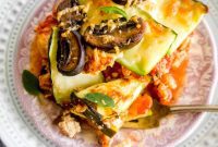 Zucchini Lasagna Reimagined: Gluten-Free, Meaty, and Mushroom Packed