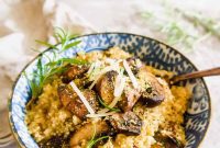Velvety Mushroom Quinoa Perfection