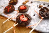 Jeweled Chocolate Fruit Pops