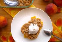 Grain Free Paleo Peach Crumble