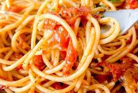Bursting Cherry Tomato Garlic Sauce