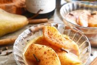 Crimson Pears with Zesty Spice Infusion