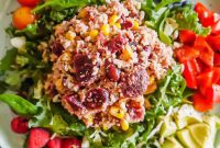 Vibrant Quinoa Beet Salad with Tuna