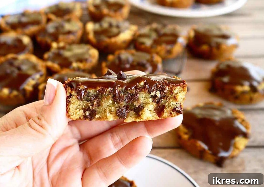 Paleo Chocolate Chip Cookie Cake Cups 4 Paleo Chocolate Chip Cookie Cake Cupcakes arranged artfully