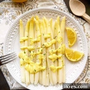 Spring White Asparagus with Provençal Citrus Mustard Dressing 8 White Asparagus with a Provençal Lemon Mustard Mayo (Paleo, GF) | Perchancetocook, www.perchancetocook.com