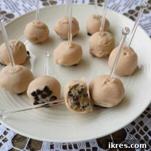 White Chocolate Covered Cookie Dough Bites