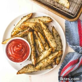 Oven-Roasted Ranch Potato Wedges