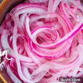 How to pickle red onions