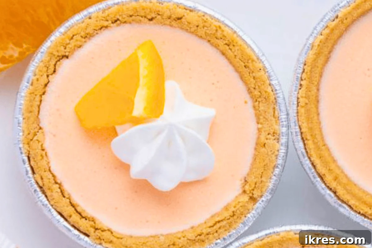 No Oven, No Sweat: 19 Easy Desserts to Cool Your Summer 13 Creamy No-Bake Orange Creamsicle Jello Pie, a retro-inspired, easy three-ingredient dessert.