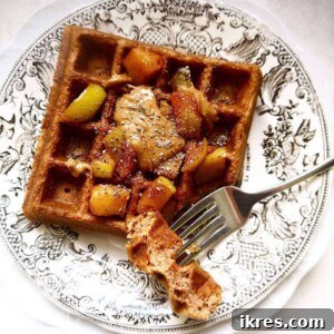 Paleo Apple Cinnamon Waffles (GF) | Perchance to Cook