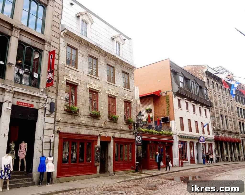 Quebec Destinations Montreal Baie St Paul La Malbaie 15 Elegant Window Frames and Stone Buildings in Montreal