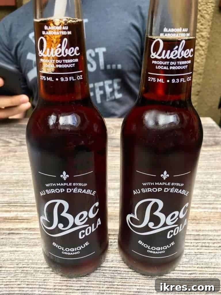 Quebec Destinations Montreal Baie St Paul La Malbaie 24 Bec Cola: Organic Maple Syrup Sweetened Soda