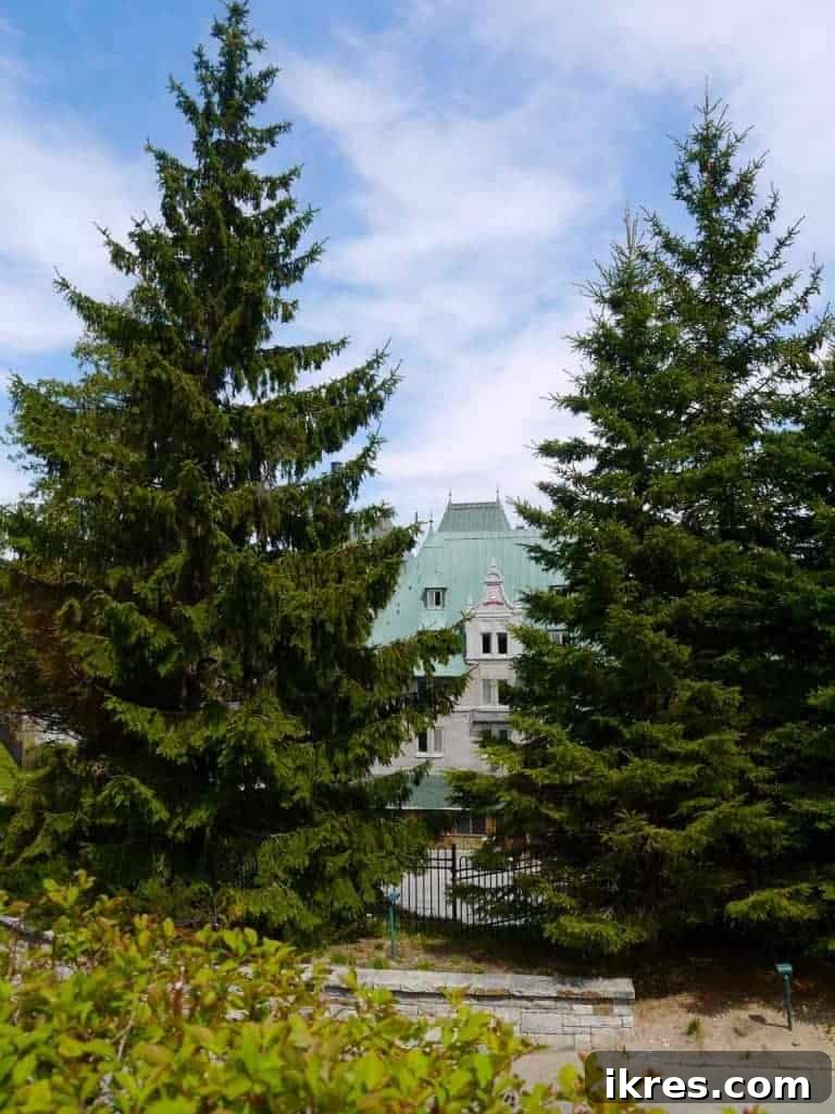 Quebec Destinations Montreal Baie St Paul La Malbaie 39 Grand Architecture and Scenic Surroundings of Le Manoir Richelieu