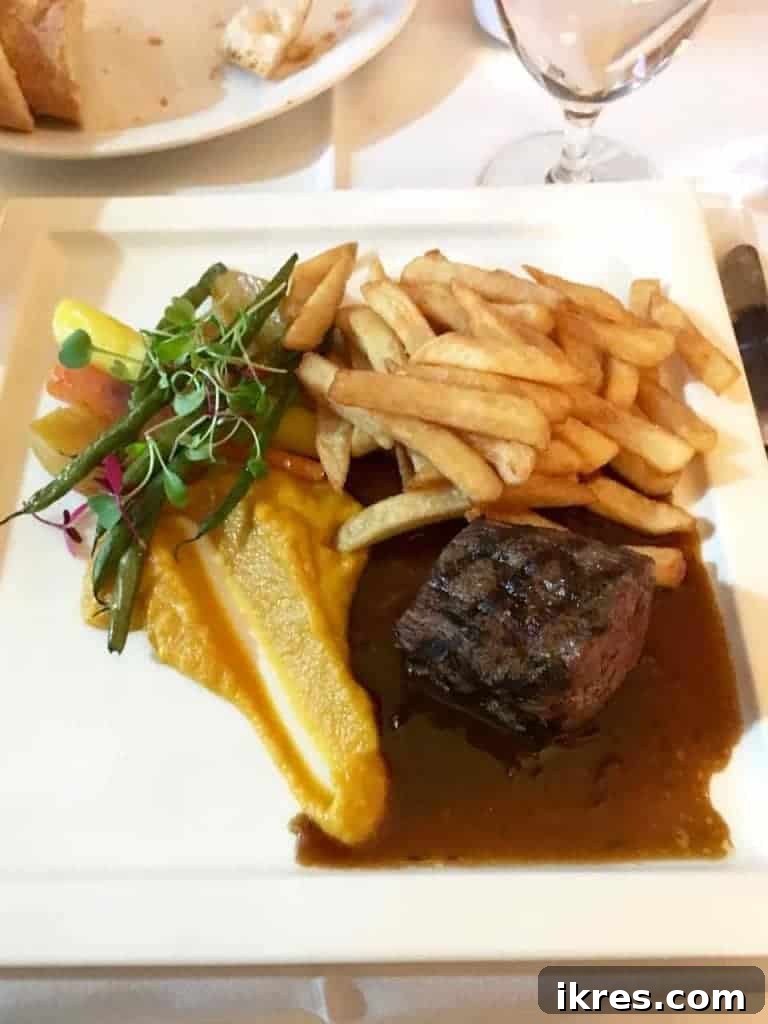 Quebec Destinations Montreal Baie St Paul La Malbaie 44 Delicious Bison Steak with Duck Fat Fries at Chez Truchon