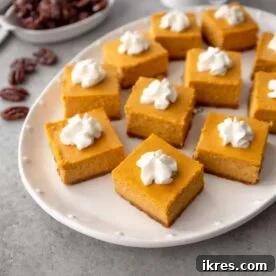 Pumpkin Cheesecake Bars Recipe image