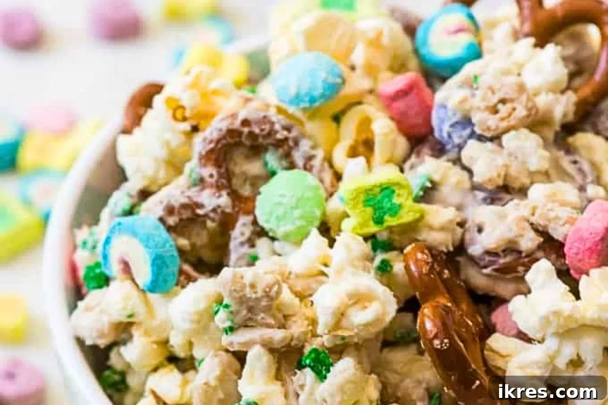 8 Quick St Patricks Day Desserts 4 Lucky Charms Snack Mix