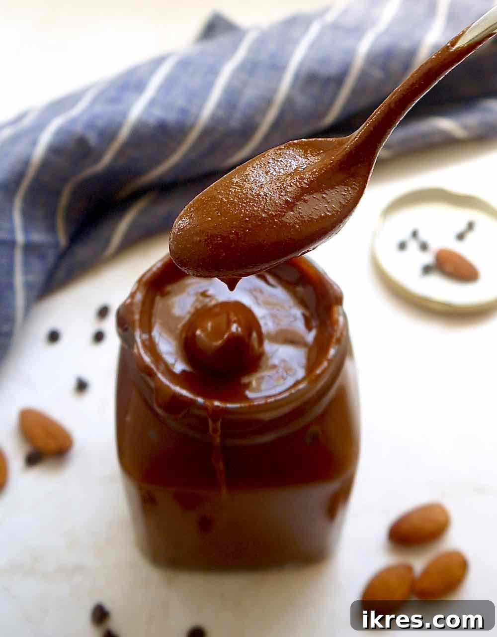Velvety Paleo Chocolate Almond Butter 4 Detailed steps for making Paleo Chocolate Almond Butter, including roasting and blending