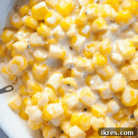 Instant Pot creamed corn, creamy and comforting.