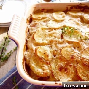 Creamy Dairy Free Scalloped Potatoes Paleo Whole30 Gluten Free 11 Whole30 Dairy-free Potato Gratin | Perchance to Cook