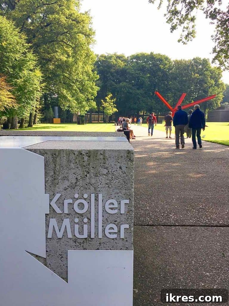 A stunning Van Gogh painting on display at the Kröller-Müller Museum
