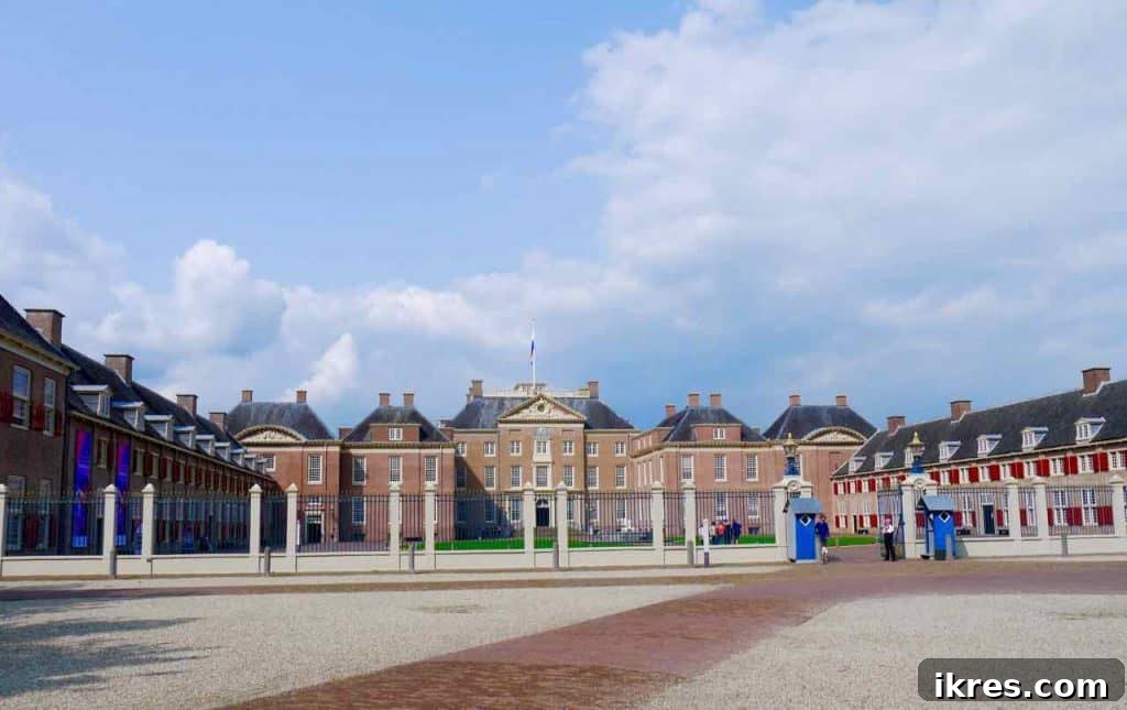 Grand exterior of Het Loo Palace, a former royal residence